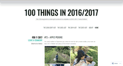 Desktop Screenshot of 100thingsblog.com